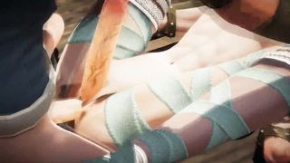 How to Teach Your Dragon Hermaphroditism - Astrid Hofferson deepthroats and gulps