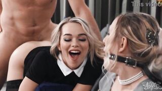 TRANS ANGELS - Pierce And Emma Rose Bind Up His Wifey Lily Lovecraft To See Them Nail, But She Seems To Like It