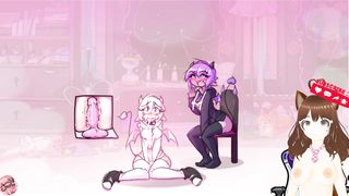 My buddy steals a smooch from me and wedges a fuck stick in my pink hole (Futa toon) - Jazziuu