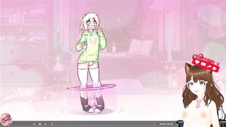 My buddy steals a smooch from me and wedges a fuck stick in my pink hole (Futa toon) - Jazziuu