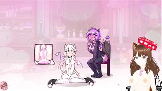 My buddy steals a smooch from me and wedges a fuck stick in my pink hole (Futa toon) - Jazziuu