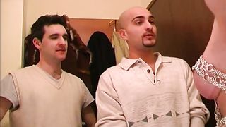 2 highly whorish she-males get sodomized by 2 representatives of adult playthings