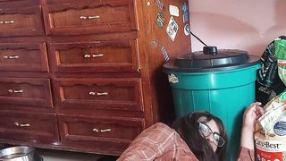 Sissy luvs her fake penises (vertical) four/four