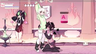 Uber-cute Gal dude Banged by T-girls - Max the Elf she-male anime porn pornography game have fun