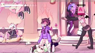 Uber-cute Gal dude Banged by T-girls - Max the Elf she-male anime porn pornography game have fun