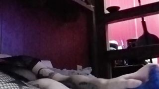 Trans Femboy Ravages himself with Bad dragon