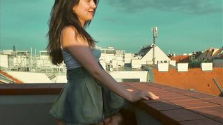 Facefucking my stud where the neighbors can observe