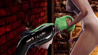 super-bitch stuck in wall gets torn up (stunner select two)