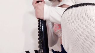 Puppy Femboy Rails Phat Tentacle and Shoots a load Rigid