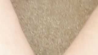 FTM masturbating and fapping off with packer