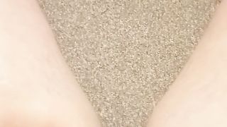 FTM masturbating and fapping off with packer