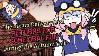 [F4A] Steam Delivery Chick Comebacks For Deep throat Joy During the Steam Autumn Sale [Hermaphroditism] [Fellate]