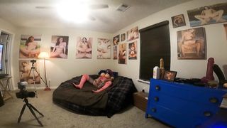 Immense faux melons crossdresser spunking observing photoshoot angle two