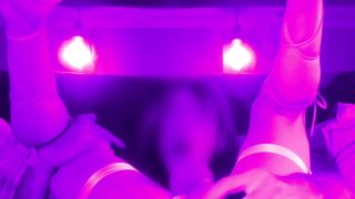 The femboy sissy Mylene AnAlyze juggle on her fake penises and bellows in purity (she covets for dicks)