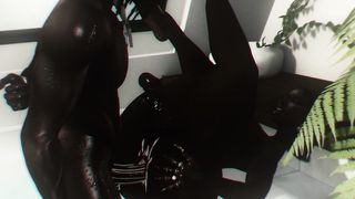 Steamy Bathtub With Immense Bum Transgirl Aaliyah