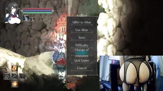 Femboy juega NightofRevenge hasta correrse