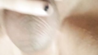 Morning faux-cock and spunk as lubricant