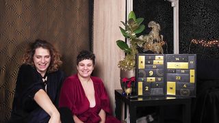 Sextoy advent calendar Day 1: The 24 days of delectation with Melody and @nohya_undergarments