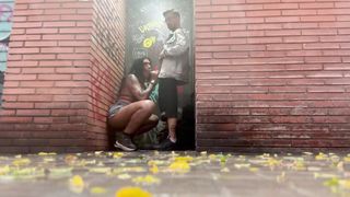 LATIN SHE-MALE PLOW AND SUCKY-SUCKY FUCKON STREET