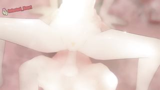 Futa Pyrrha Plows Yang in the Douche Guest room (Loop)