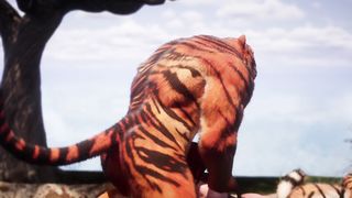 Crazy Hairy Tigers Plow Sandy-haired Sissy Femboy in his Tigh Culo Yiff point of view Anime porn Three way