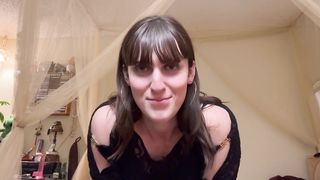 Super hot TRANSSEXUAL unclothes and calls you a supreme fellow