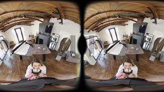 VRB Trans: Nasty TRANSSEXUAL Ladyboy Tailor Emma Rose Is Taking a Ginormous Manstick In the Donk Sans a condom - VR Porno