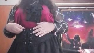 Lush trans inhales on fuck stick and ejaculates on her face