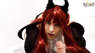 Succubus Cosplayer Feeds on You