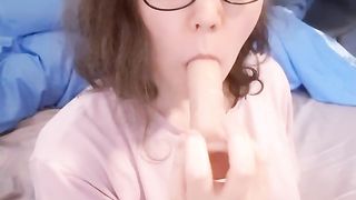 Trans Damsel Suck Faux-cock Compilation (Lots of Choking)
