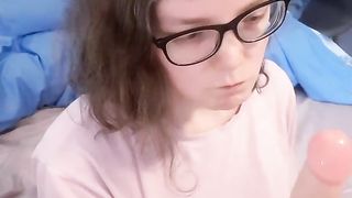 Trans Damsel Suck Faux-cock Compilation (Lots of Choking)