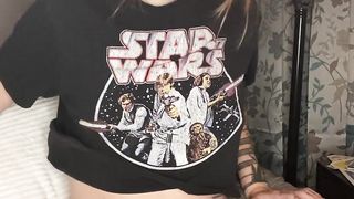 Insane Trans Doll Disrobes and Fondles Her Schlong