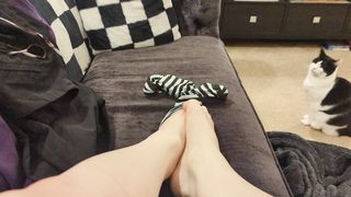 Demonstrating my Trans Soles (FOOTFETISH)