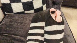 Demonstrating my Trans Soles (FOOTFETISH)