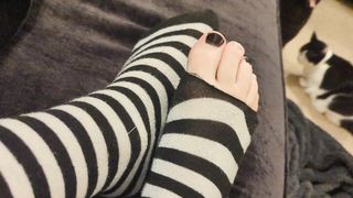 Demonstrating my Trans Soles (FOOTFETISH)