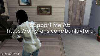 Futa COUGAR Calls Up Childminder For Some Joy - Sims four