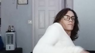 KymberlyTS with lovely buttplug having joy