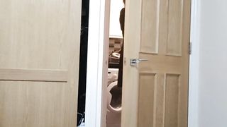 Getting switched after work (plugged and in innocence) day trio