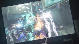 Trans female Blows a load while Polishing Warframe