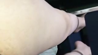 trans woman does not stop caressing herself at night and now her pipe is not satiated with just one