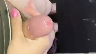 trans woman does not stop caressing herself at night and now her pipe is not satiated with just one