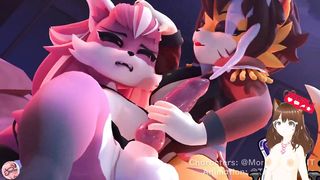 I help my bestie come because she is not pleased at home (Hairy cartoon) - Jazziuu