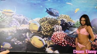 Transgirl Leticia Le Farias Rear end Screwed by The Machine