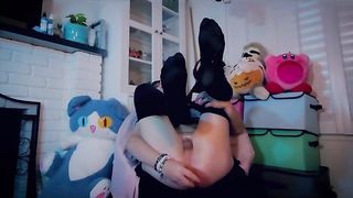 Femboy Deep-throats on Fuck stick Then Screws Their Caboose with a Gigantic Fucktoy