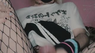 Tu chica Femboy juega contigo después del trabajo