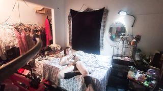 Transgender Gf standing boink from verge of sofa (TRANSSEXUAL/Assfucking/Lezzies)