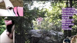 Wooly Muff Lil clitty femboy! Petite tiny shriveled micropenis bitch!