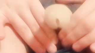 FTM tugging off with packer