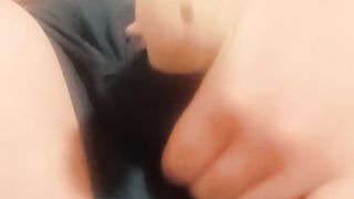 FTM tugging off with packer