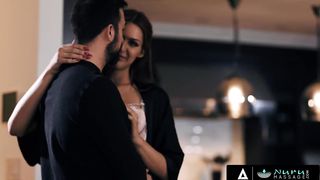 NURU RUBDOWN - Wondrous Trans Stunner Tori Easton Has A Romantic Boink With Her Hardworking Fellow